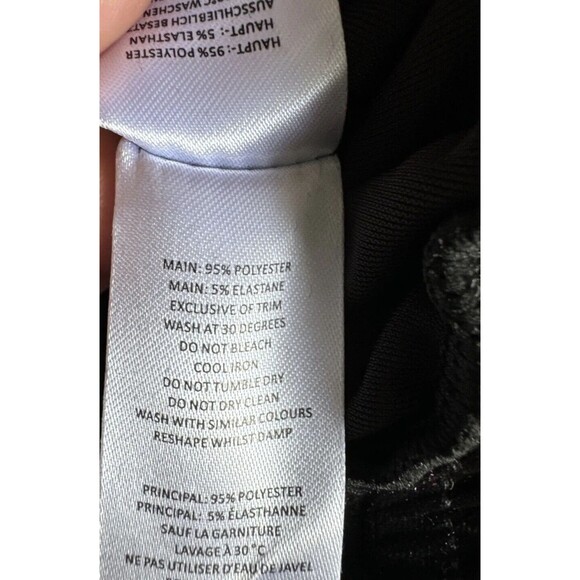 Boohoo Women’s Size 4 Black Velour Hoody & Jogger Set NEW - Picture 16 of 16